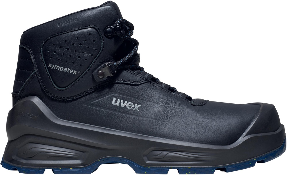 UvexSicherheitsschuhStiefel3MacsoleSicherheitsstiefelS7SR68631Schwarz-36Weite10