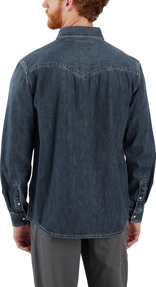 CarharttLongsleeveDenimLSSnapFrontShirt106429Wyatt-M