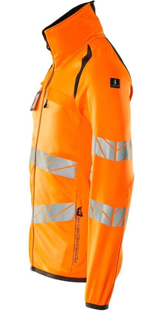 MascotFleecepullovermitReiverschlussAccelerateSafe19103-315Hi-visOrangeDunkelanthrazit-XXL