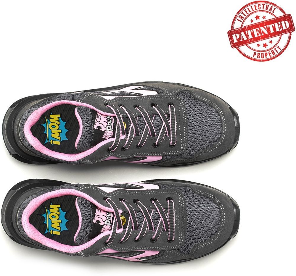 U-PowerSicherheitsschuheHalbschuheCherryEsdS1PSrcRL20196Schwarz-35