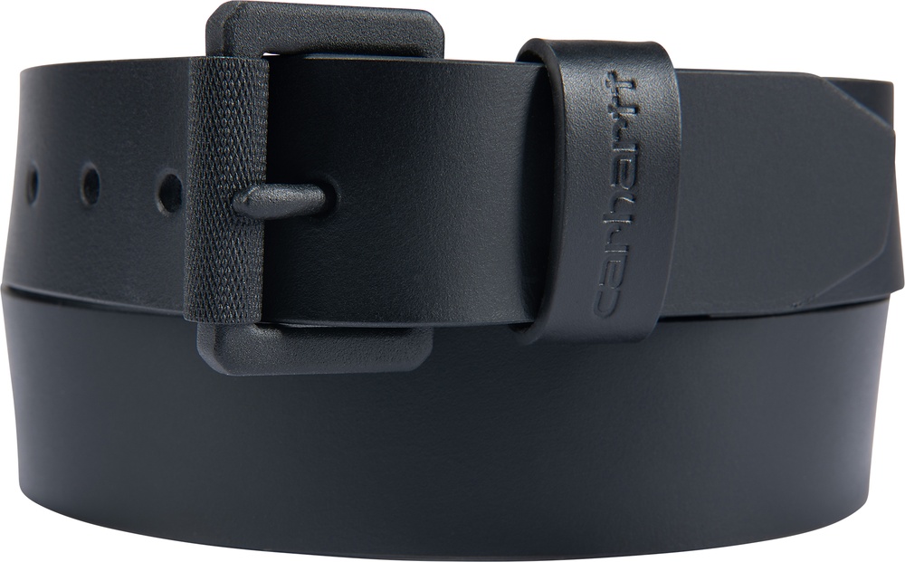CarharttGrtelBridleLeatherRollerBuckleBeltA0005562BlackCoal-W34