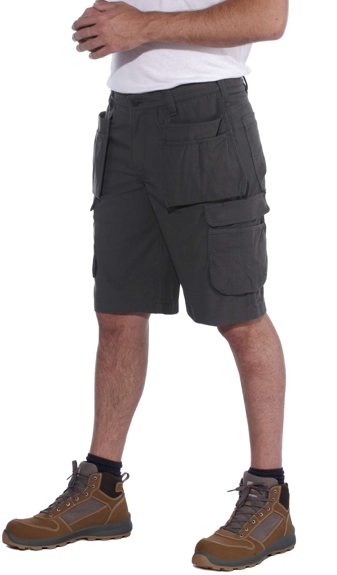 CarharttHerrenShortsSteelMultipocketShortShadow