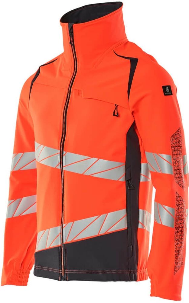 MascotJackeAccelerateSafe19009-511Hi-visRotSchwarzblau-XXL