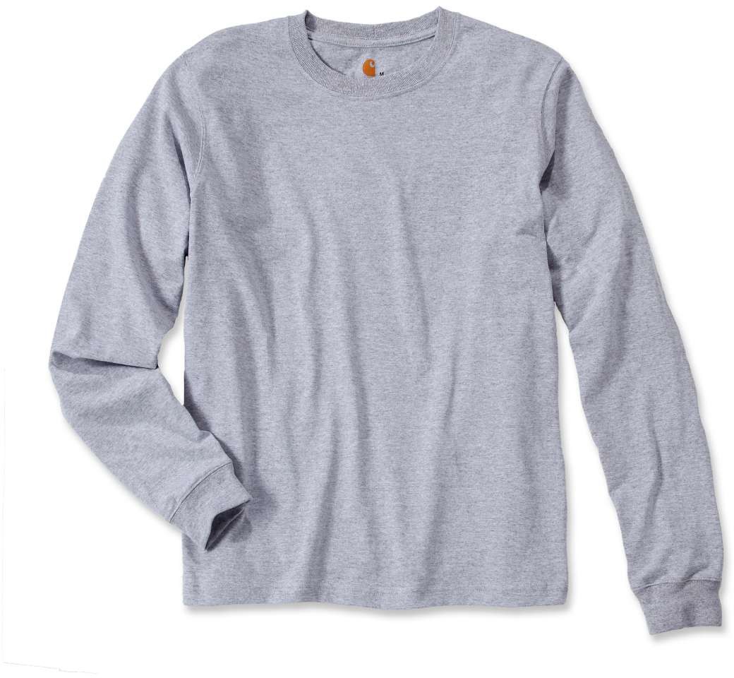 CarharttT-ShirtLogoLongSleeveT-ShirtHeatherGrey