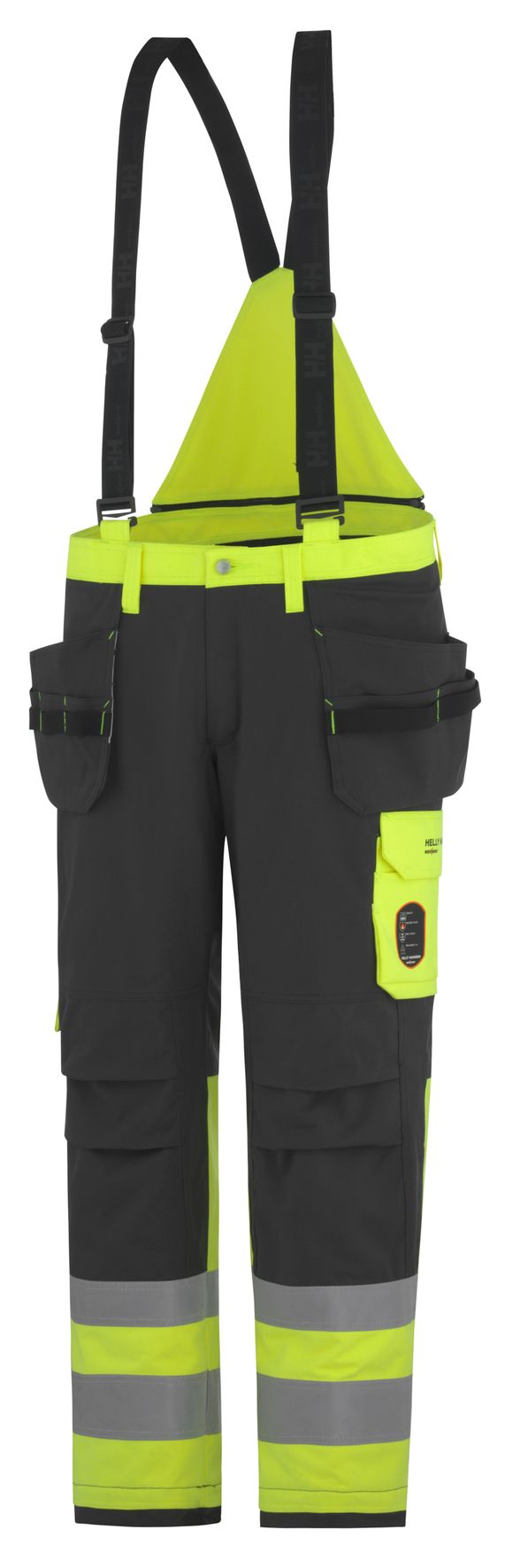 HellyHansenShortsHose71486AberdeenInsulatedConstructionPant1369YellowCharcoal