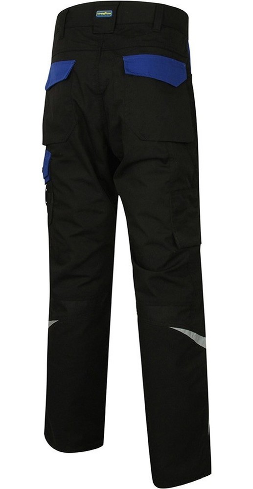 Goodyear-Gypnt010-ArbeitshoseWorkwearContrastDetailPantBlackRoyalBlueW34-L31