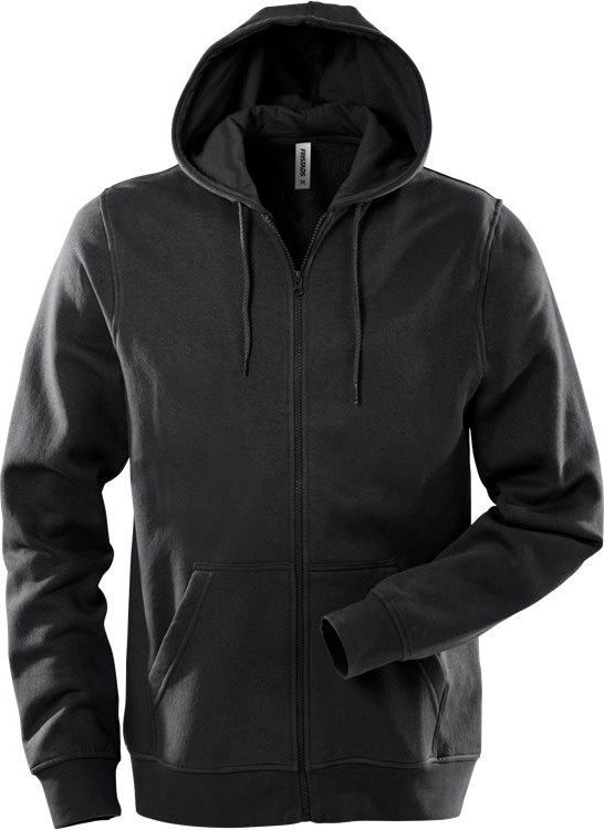 FristadsKapuzen-SweatshirtAcodeKapuzen-Sweatjacke1736SWBSchwarz