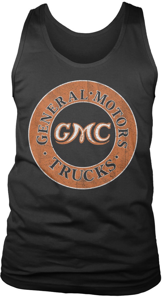 GMCTankTopGeneralMotorsTrucksPatchTankTopGM-7-GMC002-H50-2Black-S