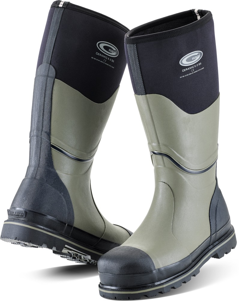 GrubsSicherheitsschuheCeramicSafetyWelliesBlack