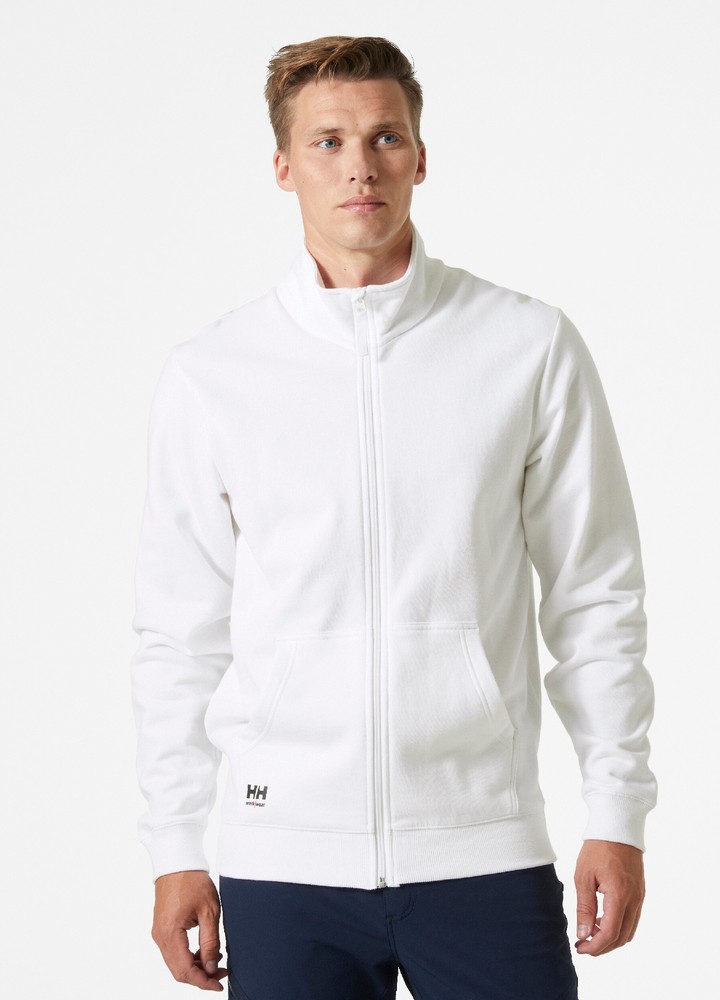 HellyHansenClassicZipSweatshirtWhite-XS