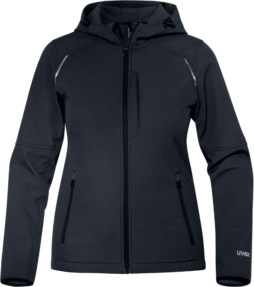 UvexDamenSoftshelljackeSuxxeedCraft70367SchwarzGraphit-XS
