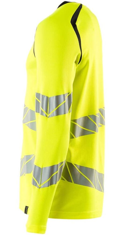 MascotT-ShirtLangarmAccelerateSafe19081-771Hi-visGelbSchwarzblau-XXL