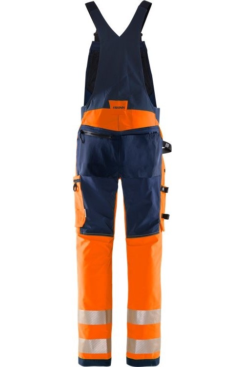 FristadsHighVisGreenStretch-LatzhoseKl21031GSTPWarnschutz-OrangeMarine
