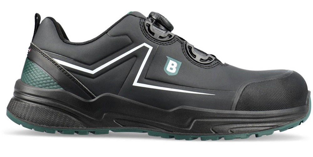 BrynjeSicherheitsschuhGreenWayShoeSchwarz