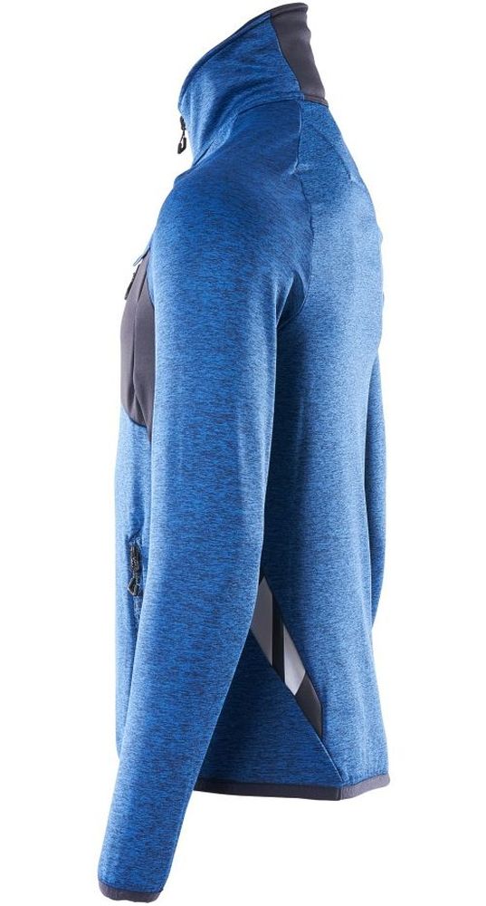 MascotFleecepullovermitkurzemReiverschlussAccelerate18003-316AzurblauSchwarzblau-XXL