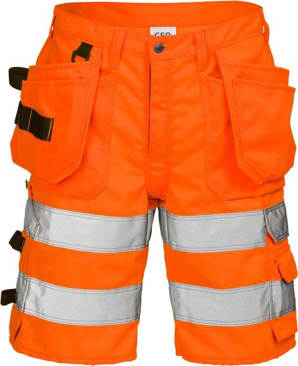 FristadsWarnschutz-ShortsHighVisHandwerkershortsKl22028PLUWarnschutz-Orange