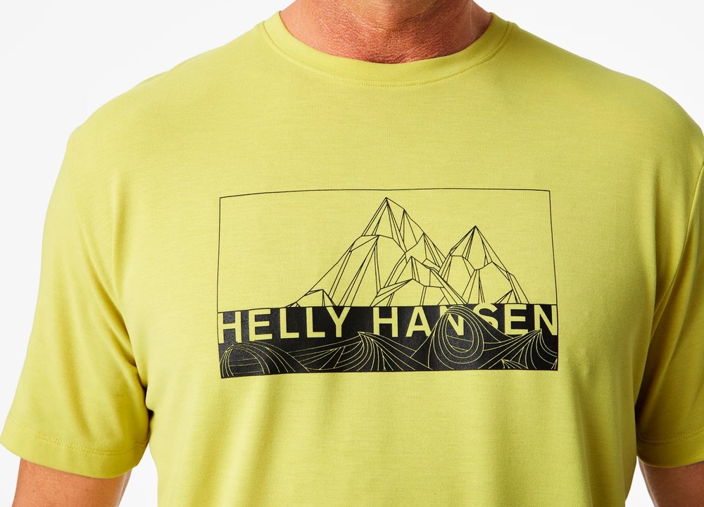HellyHansenT-ShirtSkogRecycledGraphicT-ShirtEndive162916Gelb-XL