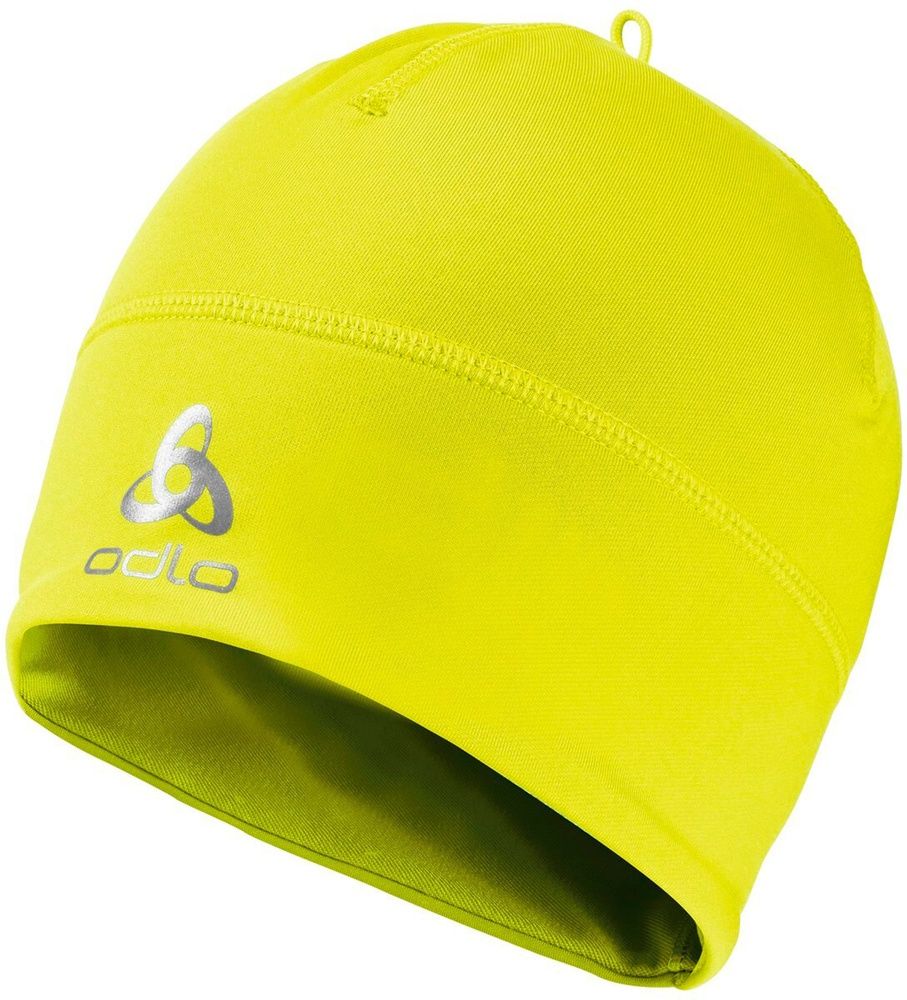 OdloHatPolyknit762670SafetyYellow