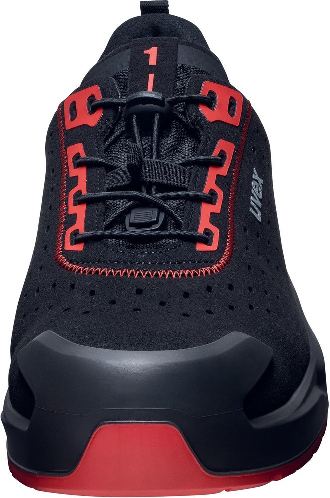 UvexSicherheits-Halbschuhe1X-CraftS1PlSR68021SchwarzRot-35Weite10