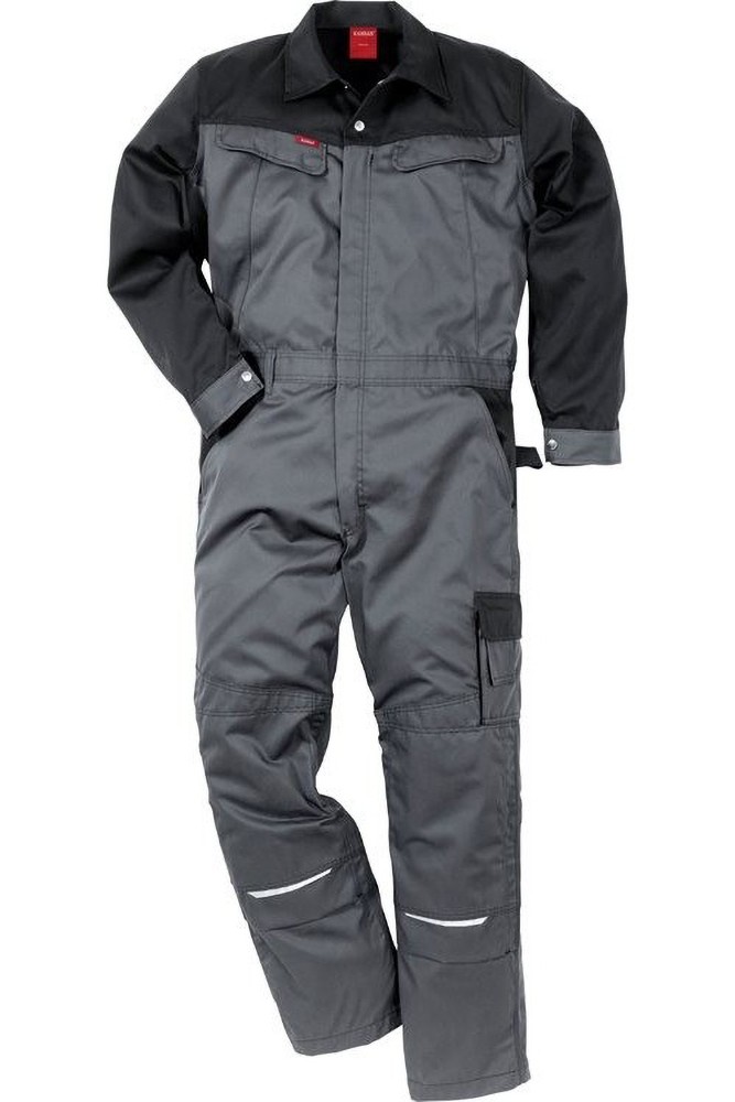 KansasIndustrie-OverallIconTwoOverall8612LUXEGrauSchwarz-XS
