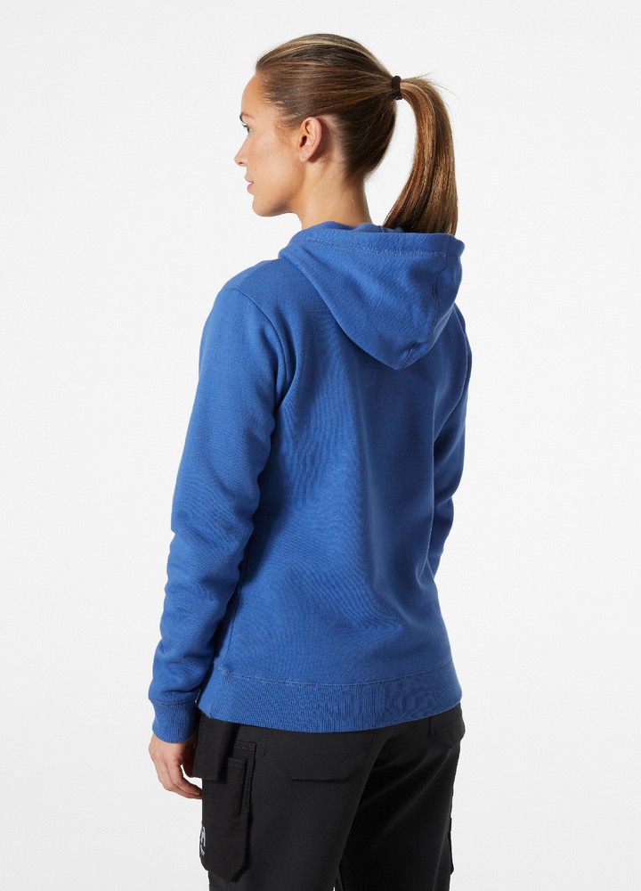 HellyHansenDamenClassicHoodieStoneBlue-XS