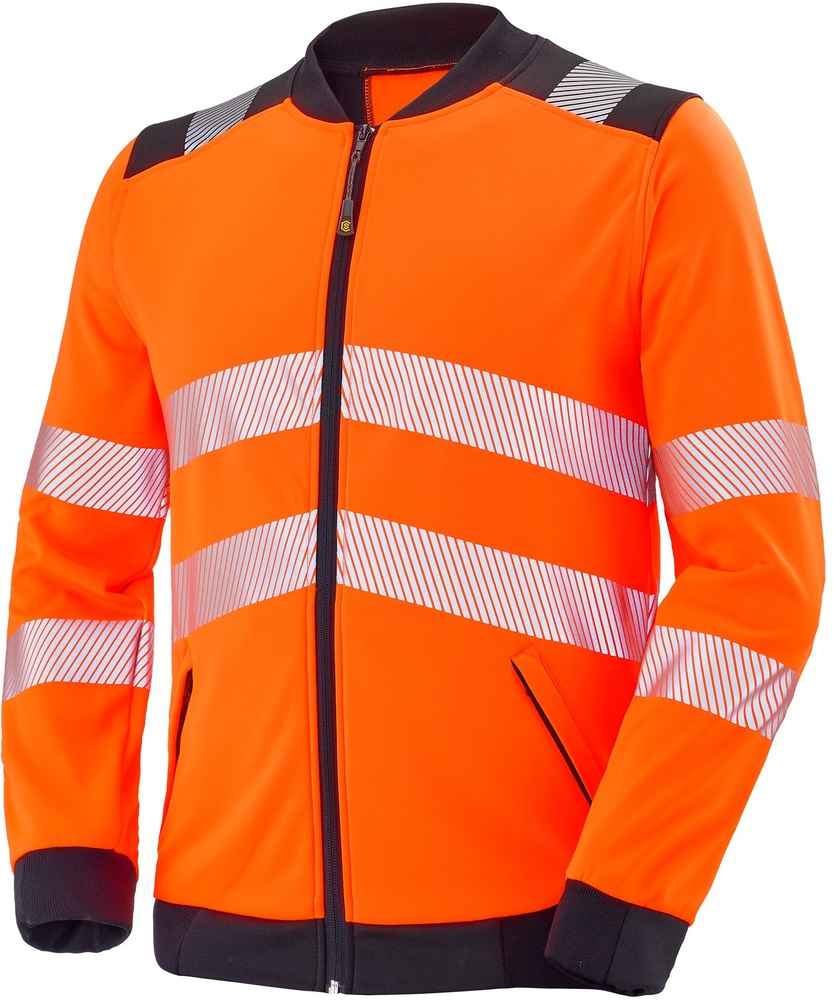 CepovettSweatjackeVallouise9S03FluoRedBlack-XXL