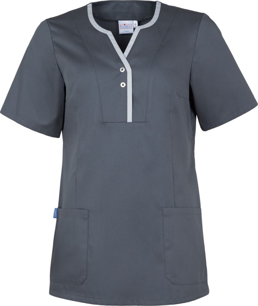 LeiberDamenSchlupfkasack08-1335AnthrazitSilbergrau-XS