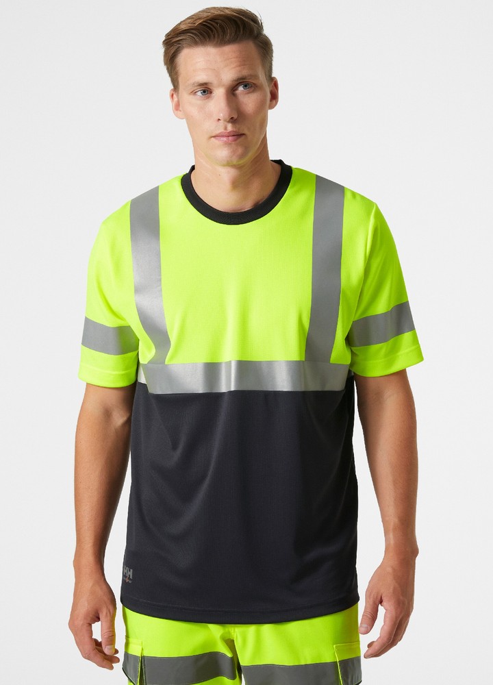 HellyHansenAddvisT-ShirtCl1YellowEbony-XS