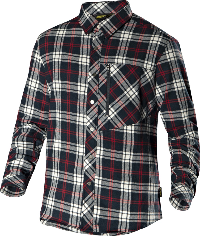 UtilityDiadoraHemdShirtCheckCortinaSambaDarkSapphireVaporGry-S