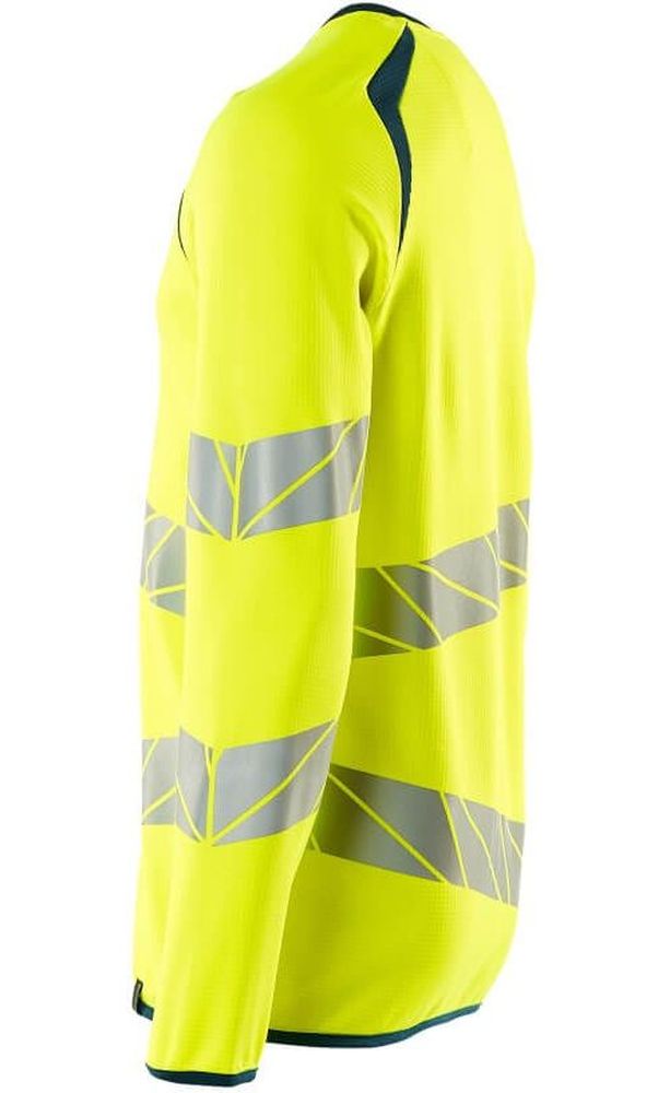 MascotSweatshirtAccelerateSafe19084-781Hi-visGelbDunkelpetroleum-XXL