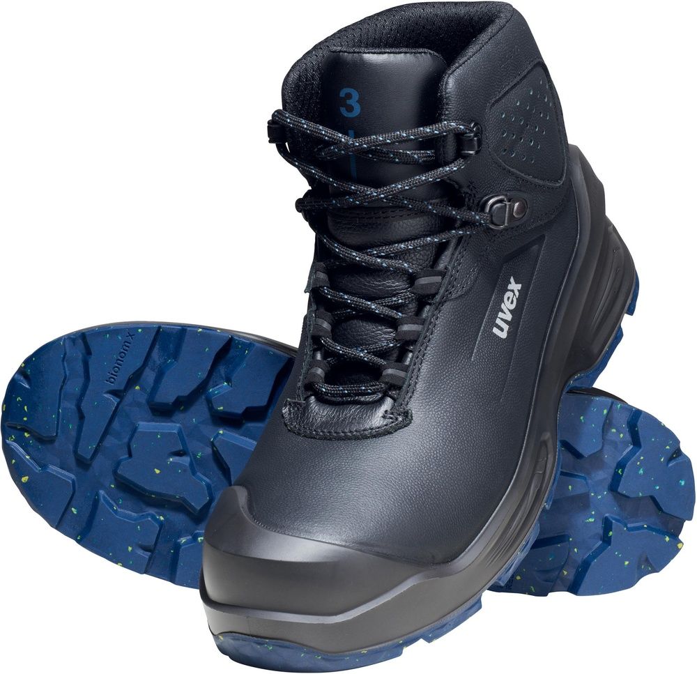 UvexSicherheitsschuhStiefel3MacsoleSicherheitsstiefelS3SR68611Schwarz-36Weite10