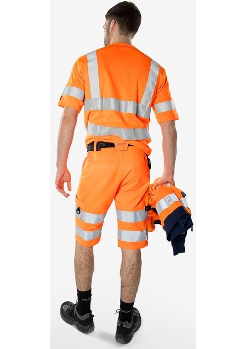 FristadsHighVisGreenShortsKl22650GPLUWarnschutz-Gelb
