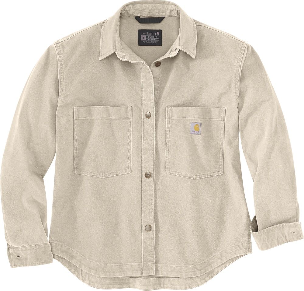 CarharttDamenHeavyweightDuckOvershirt106621OatMilk-XS
