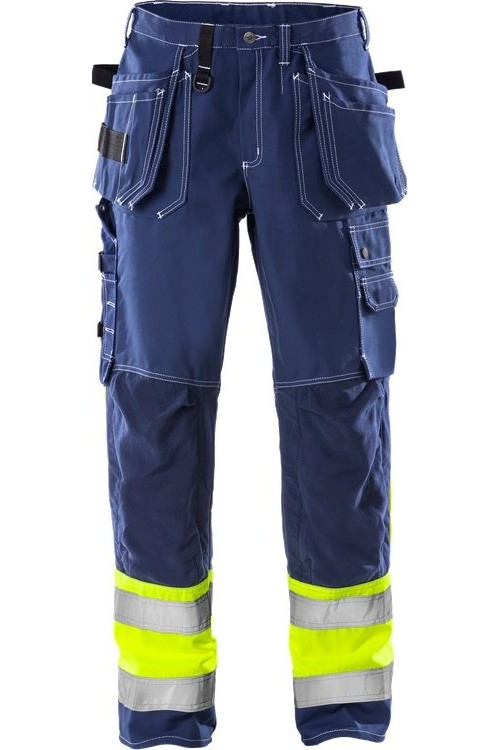 FristadsWarnschutz-HoseHighVisHandwerkerhoseKl1247FASBlau