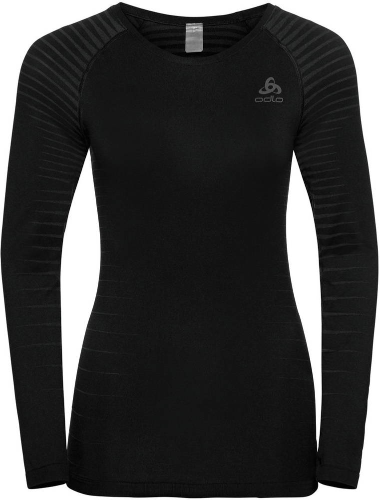 OdloDamenSuwTopCrewNeckLong-SleevePerformanceLight188141Black-L