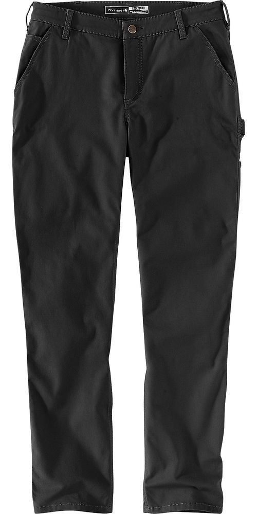 CarharttDamenHoseRelaxedFitCanvasWorkPant105113Black-W14REG