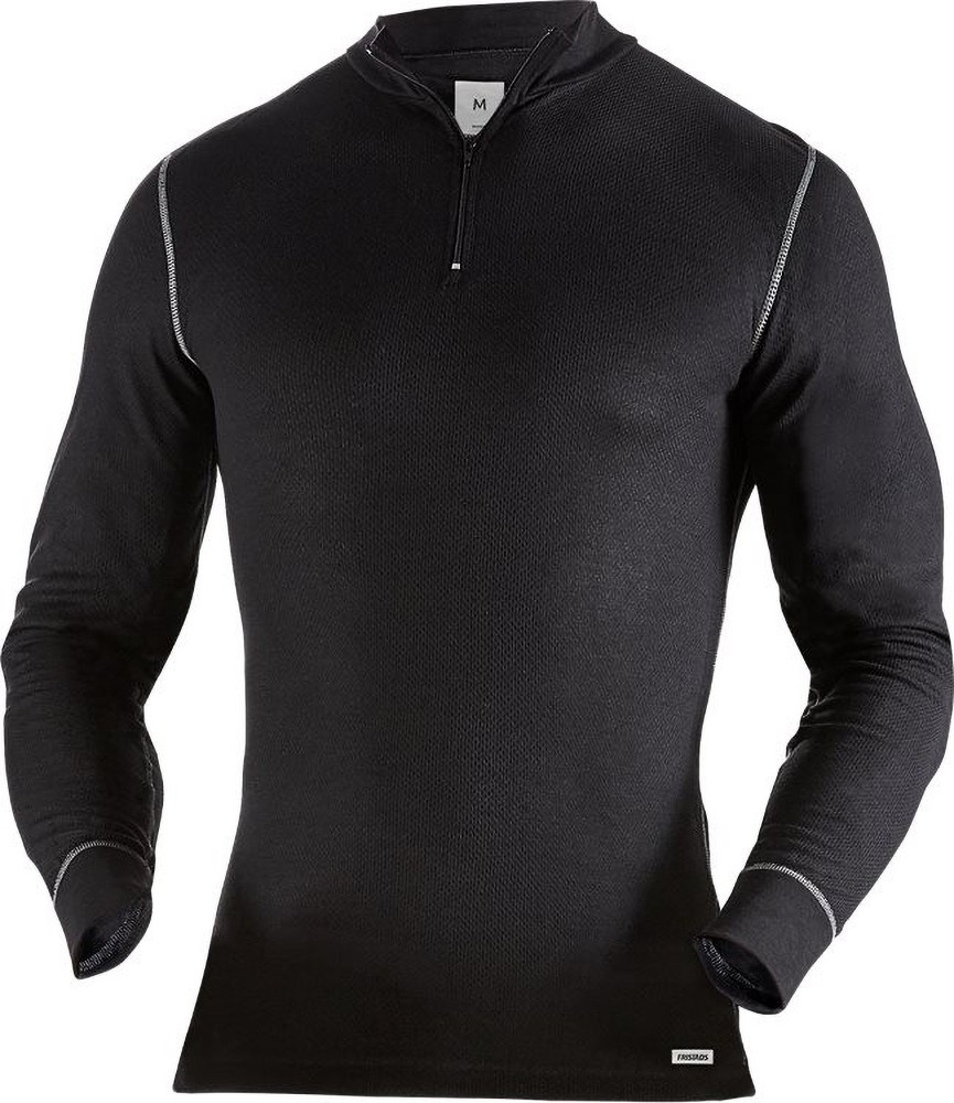 FristadsLongsleeveZipper-T-ShirtLangarm789OFSchwarz