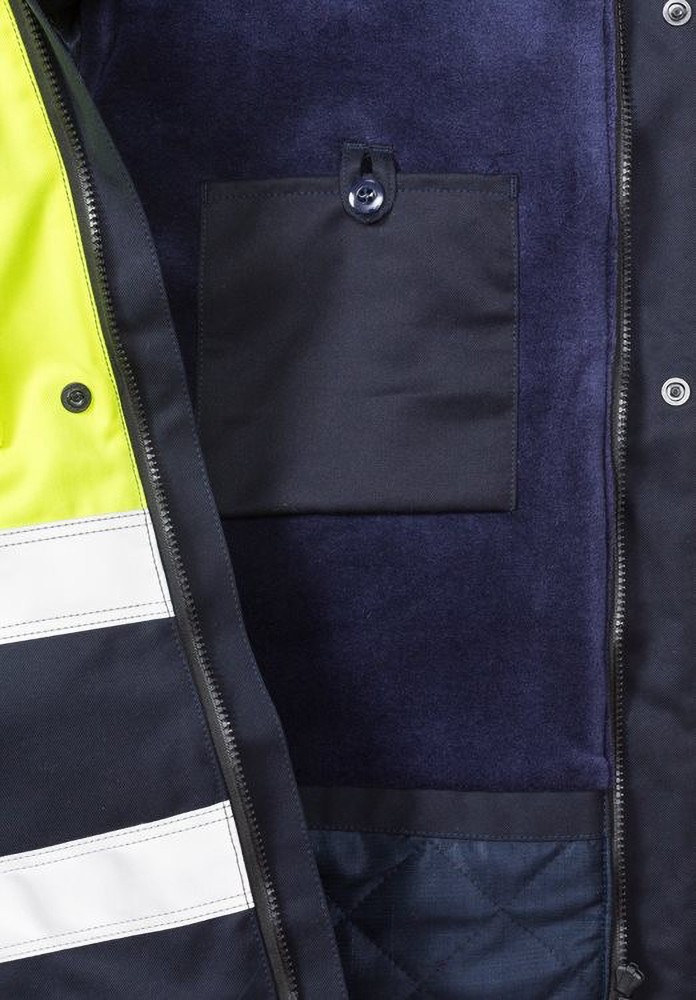 FristadsFlamestatHighVisWinterjackeKl34185ATHSWarnschutz-GelbMarine