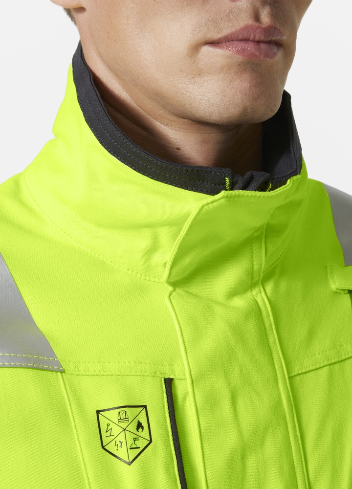 HellyHansenArbeitsjackeFyreJacket77249368YellowEbony-XS