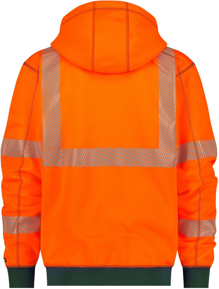 DassyWarnschutzKapuzensweatshirtWarnschutzKapuzensweatshirtEvansPESCO84NeonorangeFlaschengrn-3XL