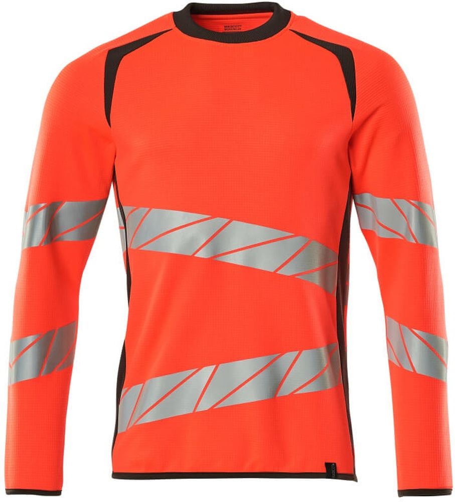 MascotSweatshirtAccelerateSafe19084-781Hi-visRotDunkelanthrazit-XXL
