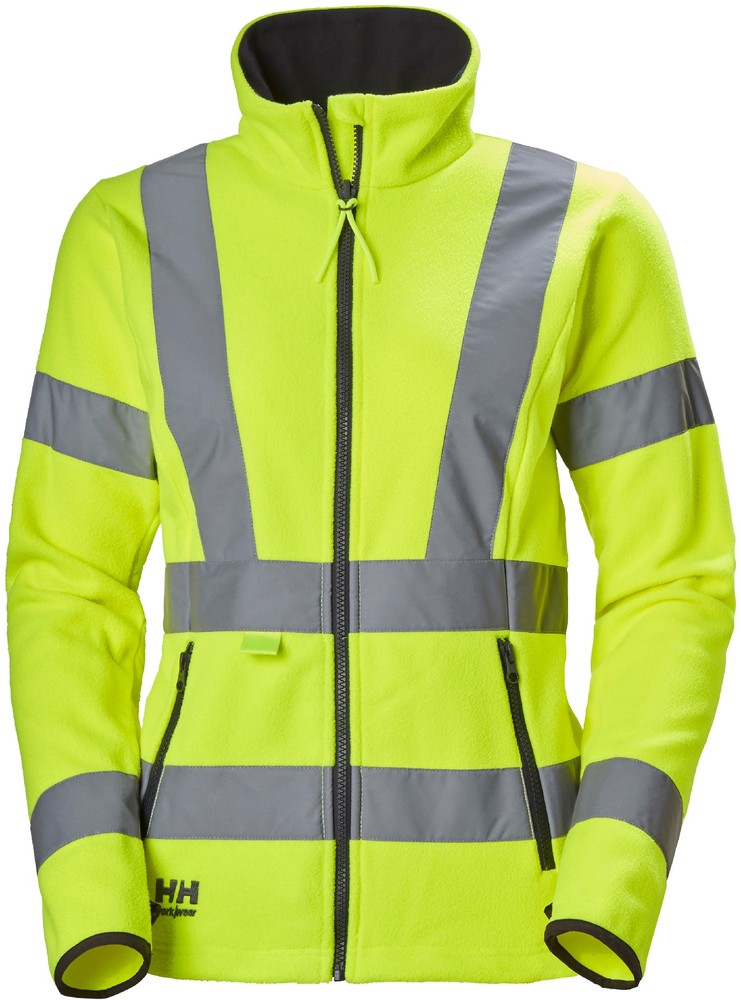 HellyHansenDamenFleecejackeLunaHiVisFleeceJacketYellow-3XL