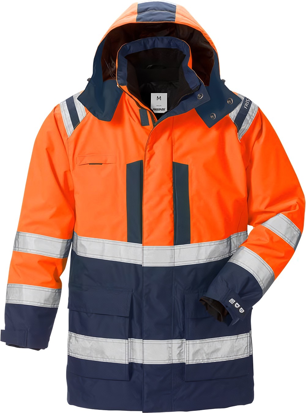 FristadsWarnschutz-JackeHighVisAirtech3in1ParkaKl34036GTTWarnschutz-OrangeMarine-XS
