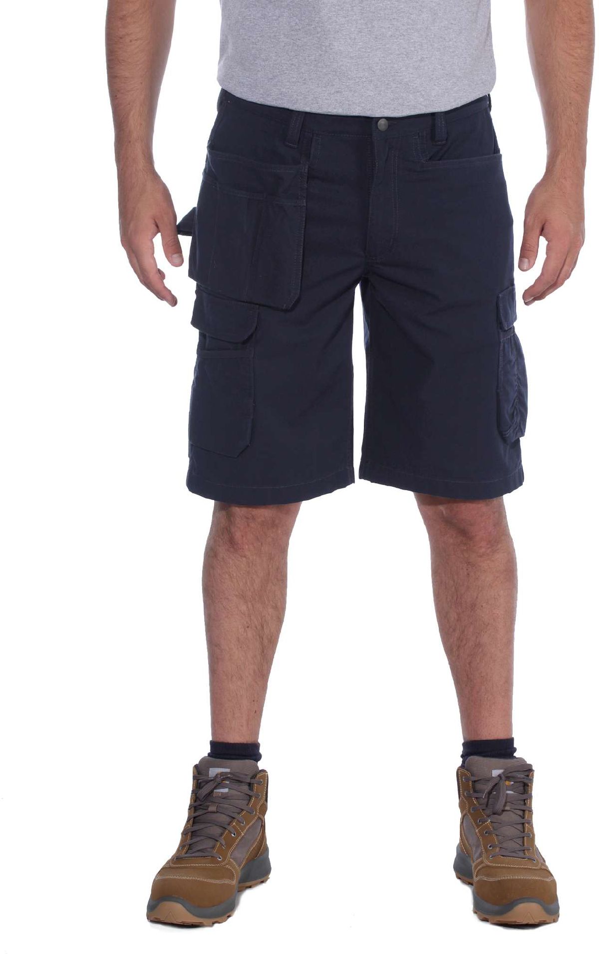 CarharttHerrenShortsSteelMultipocketShortNavy