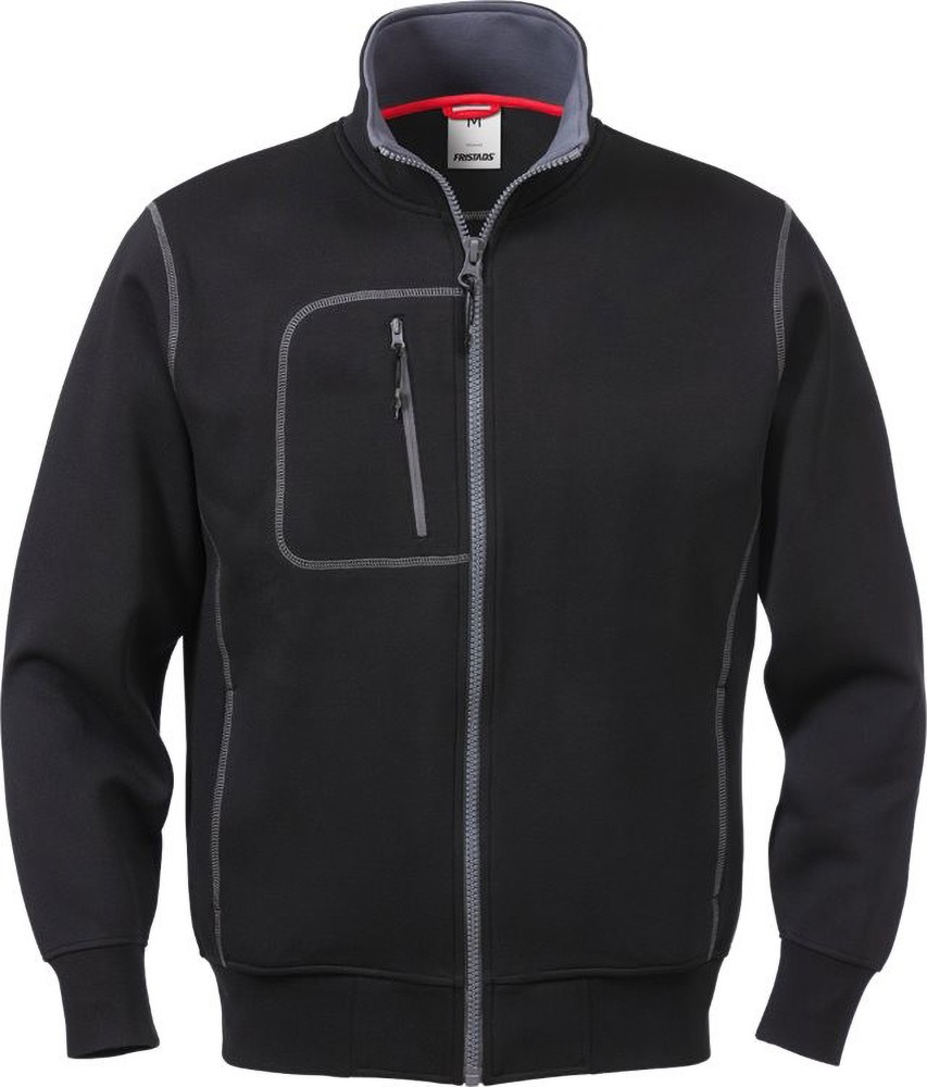 FristadsZipper-SweatshirtAcodeSweatjacke1747DFSchwarz-S
