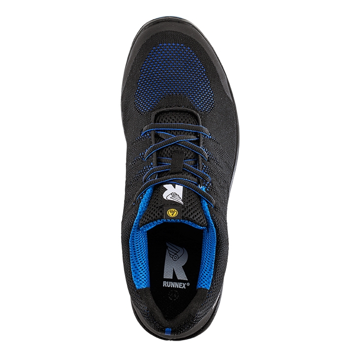 RUNNEXS1P-ESD-SicherheitshalbschuhSportStarSchwarzBlau