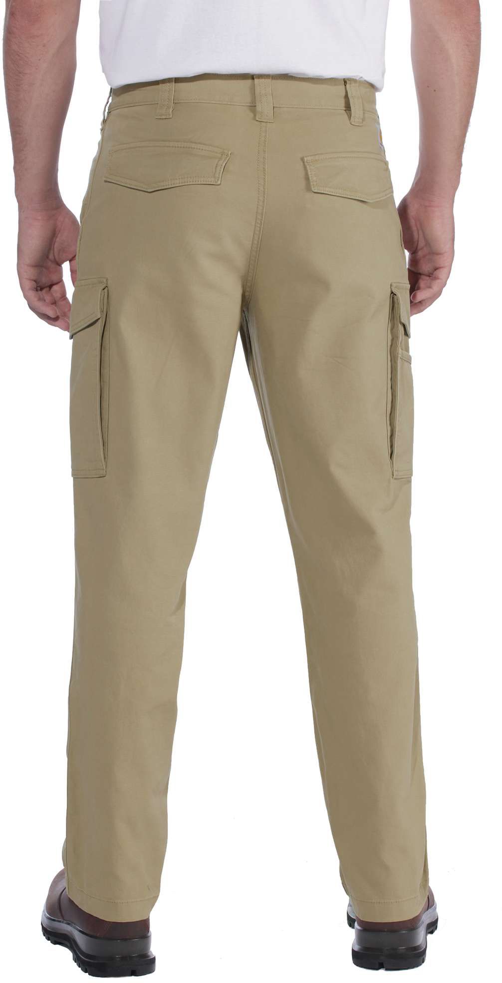 CarharttHerrenHoseRuggedFlexRigbyCargoPantDarkKhaki