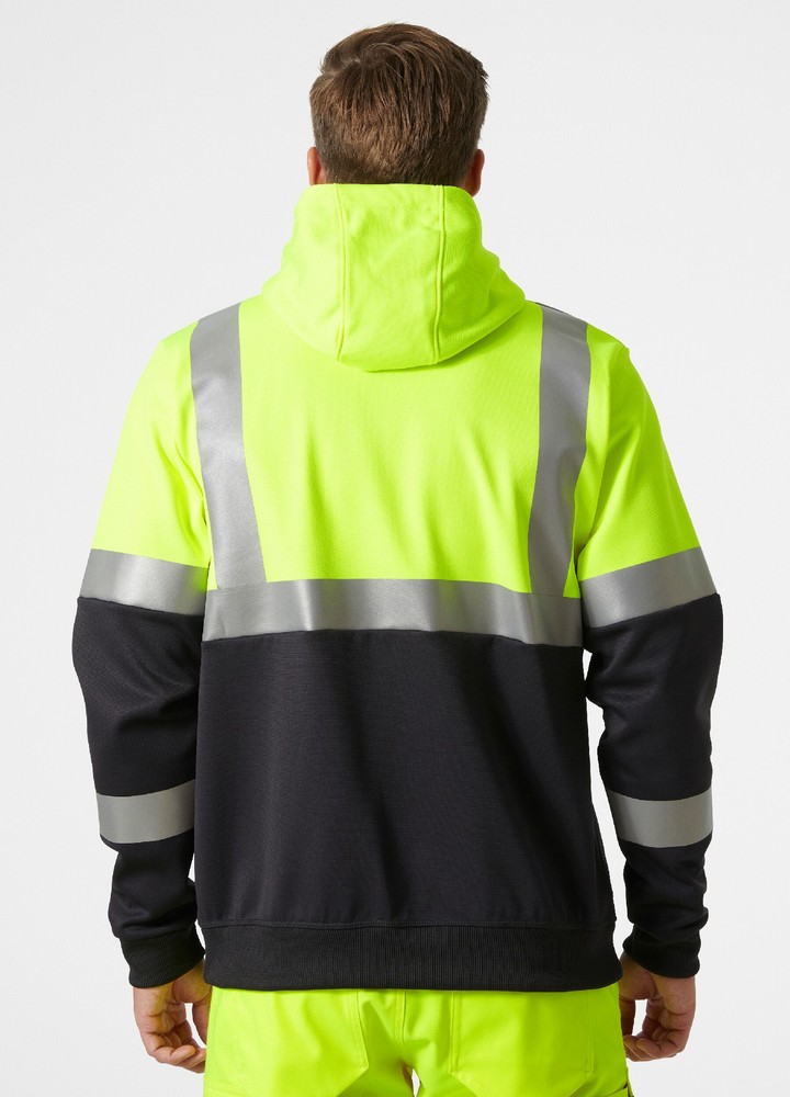 HellyHansenAddvisZipHoodieCl1YellowEbony-XS