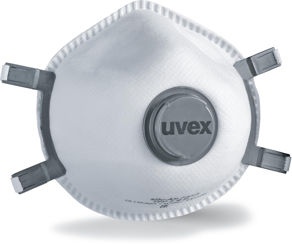 UvexFormmaskeSilv-AirE7312FFP387373Wei5Stck