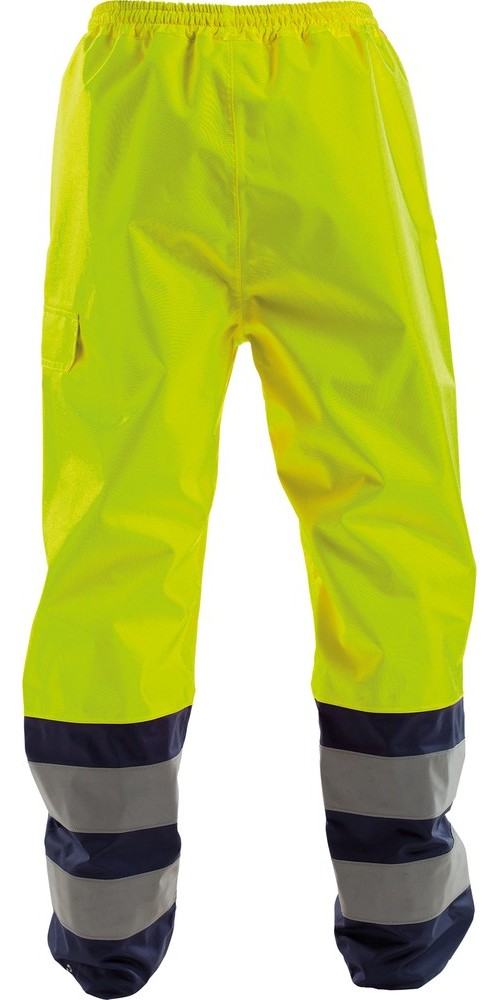DassyWarnschutz-RegenhoseSolaPES70NeongelbDunkelblau